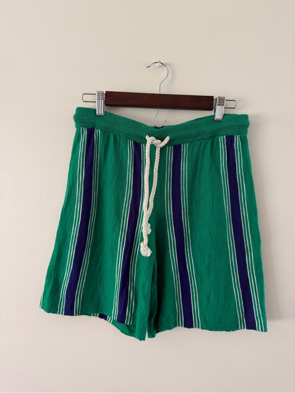 Free People Freest Surfs Up Kelly Green Combo Resort Vacation Boho Shorts Small